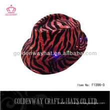 Chapeau de fête LED léopard
